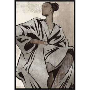 Quadro Talent Bizzotto stampa su tela con dettagli dorati 62x92 cm