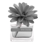 Diffusore a bastoncino Muha' Flower con fiore in legno 30 ml Tonka e Sandalo