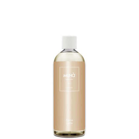 Ricarica diffusore bastoncini Muhà Dolce Latte flacone 500 ml