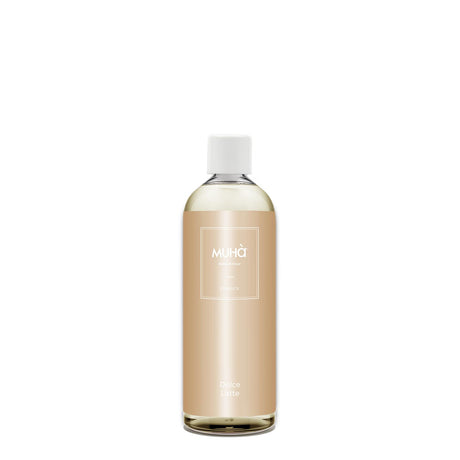 Flacone ricarica diffusore Muha Dolce Latte 200 ml in plastica trasparente