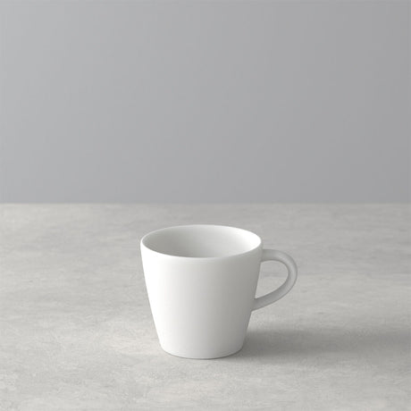 Tazzina caffè Manufacture Rock Villeroy & Boch porcellana opaca bianca