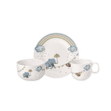 Set pappa Villeroy & Boch in porcellana con decoro elefantino 3 pezzi