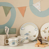VILLEROY & BOCH Boho Kids Walk Like an Elephant Set Pappa Bimbo 3 Pezzi Porcellana