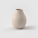 VILLEROY & BOCH Manufacture Collier Vaso Perle Beige Alto 20x16cm Porcellana
