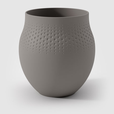Vaso Manufacture Collier Villeroy & Boch in porcellana opaca 18x16,5 cm