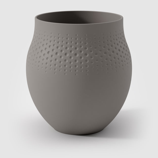 Vaso Manufacture Collier Villeroy & Boch in porcellana opaca 18x16,5 cm