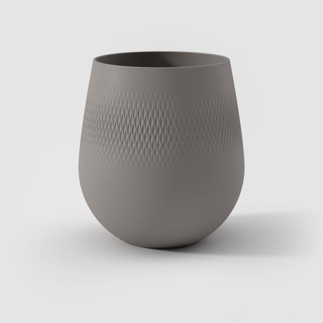Vaso Manufacture Collier Villeroy & Boch in porcellana opaca 23x21 cm