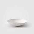 Set 6 piatti fondi Fleur Vert Villeroy & Boch in porcellana bordo verde 24 cm
