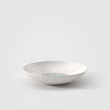 Set 6 piatti fondi Fleur Vert Villeroy & Boch in porcellana bordo verde 24 cm