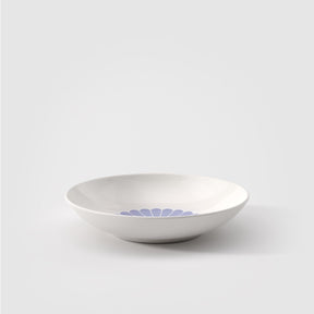 Set piatti fondi Fleur Bleu Villeroy & Boch porcellana bordo blu 24 cm