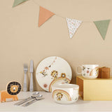 VILLEROY & BOCH Boho Kids Roar Lion Set Pappa Bimbo 7 Pezzi Porcellana