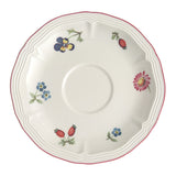 Piattino caffè Petite Fleur Villeroy & Boch in porcellana decoro floreale
