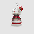 Pendaglio Mamma Natale EDG in tessuto decorativo 19 cm