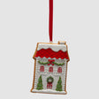 Casetta di Natale EDG in resina decorativa 11 cm