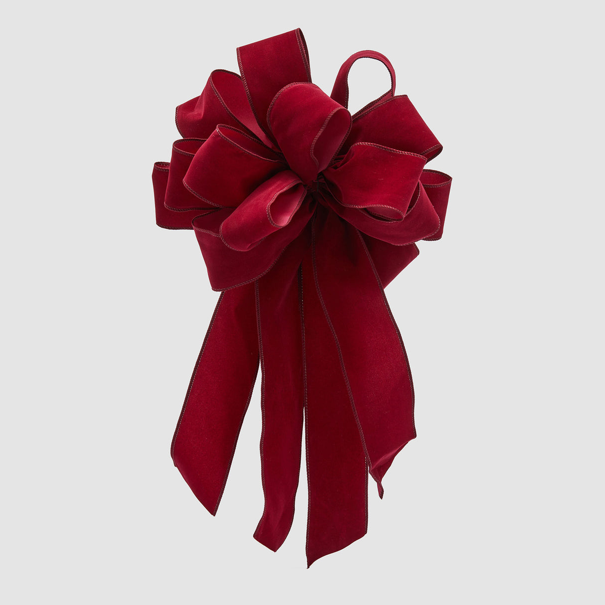 Fiocco in velluto EDG bordeaux 15 asole 51x26 cm