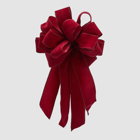 Fiocco in velluto EDG bordeaux 15 asole 51x26 cm