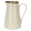 Brocca Concerto Rose & Tulipani in stoneware color avorio 1700 ml