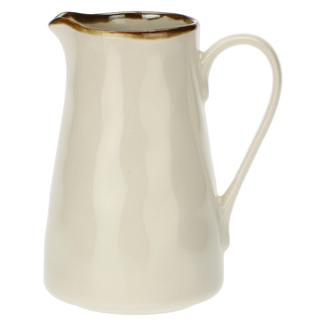 Brocca Concerto Rose & Tulipani in stoneware color avorio 1700 ml