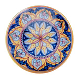 Piatto pizza Scilla Villa D'Este Home Tivoli in gres decorato 33 cm