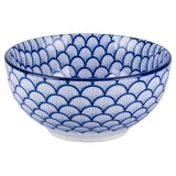 VILLA D'ESTE HOME TIVOLI Confusion Blue Blu Ciotola Set 3 Pezzi 15cm Porcellana