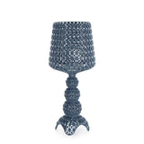 KARTELL Mini Kabuki Lampada da Tavolo Azzurro 70cm Policarbonato 2.0