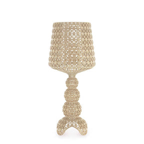 Lampada da tavolo Mini Kabuki Kartell in policarbonato beige 70 cm