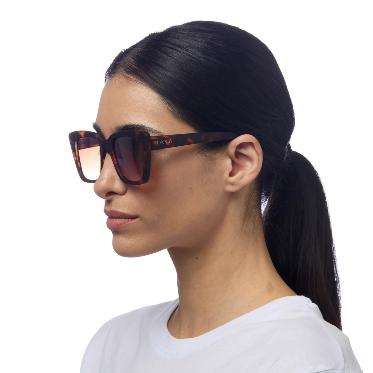 OKKIA Elba Occhiali da Sole Donna Classic Avana