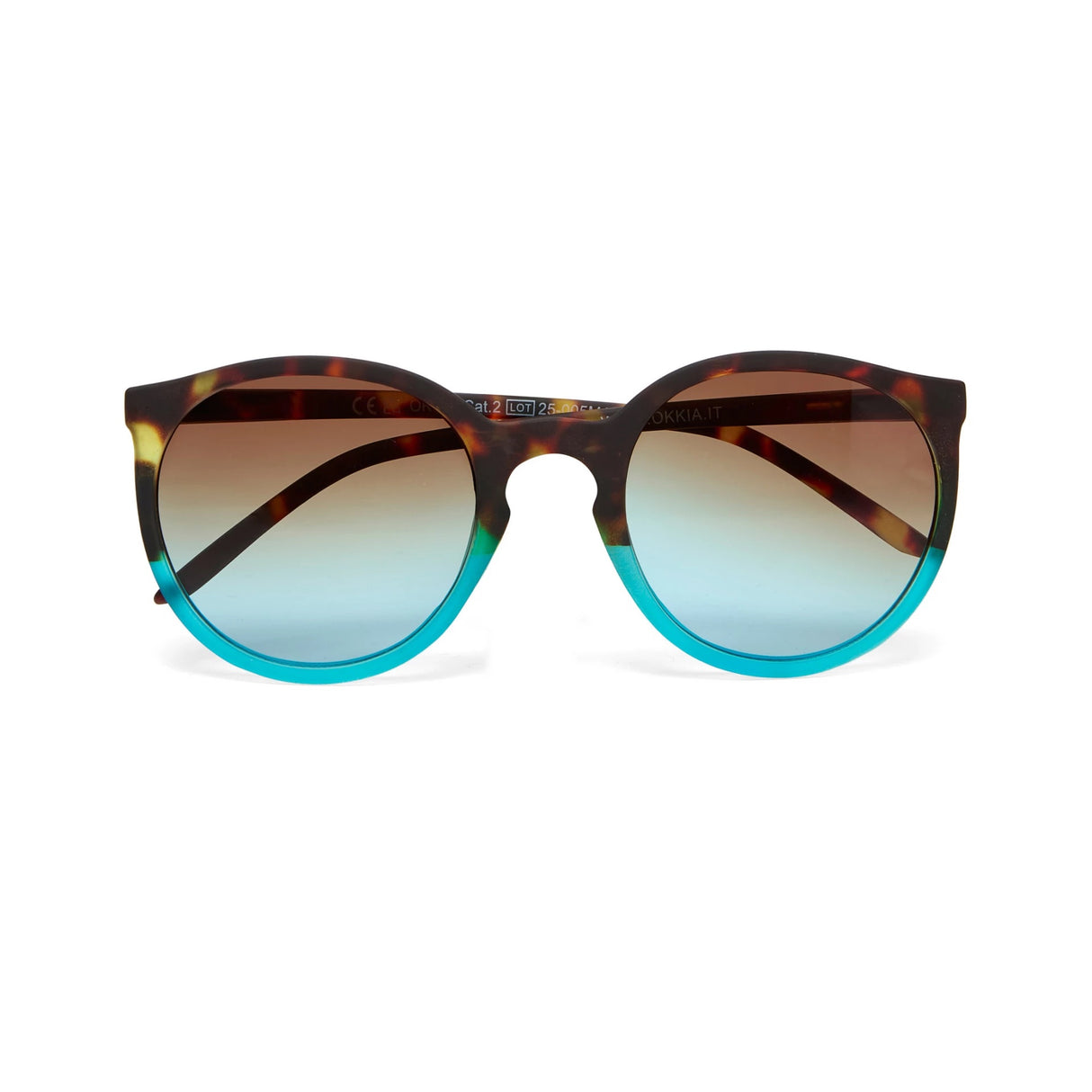 OKKIA Berlino Occhiali da Sole Donna Avana Blu
