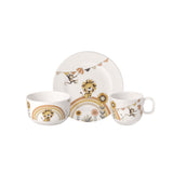 Set pappa bimbo Villeroy & Boch in porcellana decoro Roar 3 pezzi