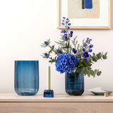 VILLEROY & BOCH Fleur Bleu Vaso in Vetro 15cm Blu