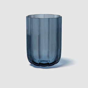 Vaso Fleur Villeroy & Boch in vetro blu altezza 22,5 cm