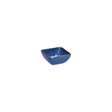 Set 6 ciotole Concerto Rose & Tulipani in stoneware blu con bordo oro 8 cm
