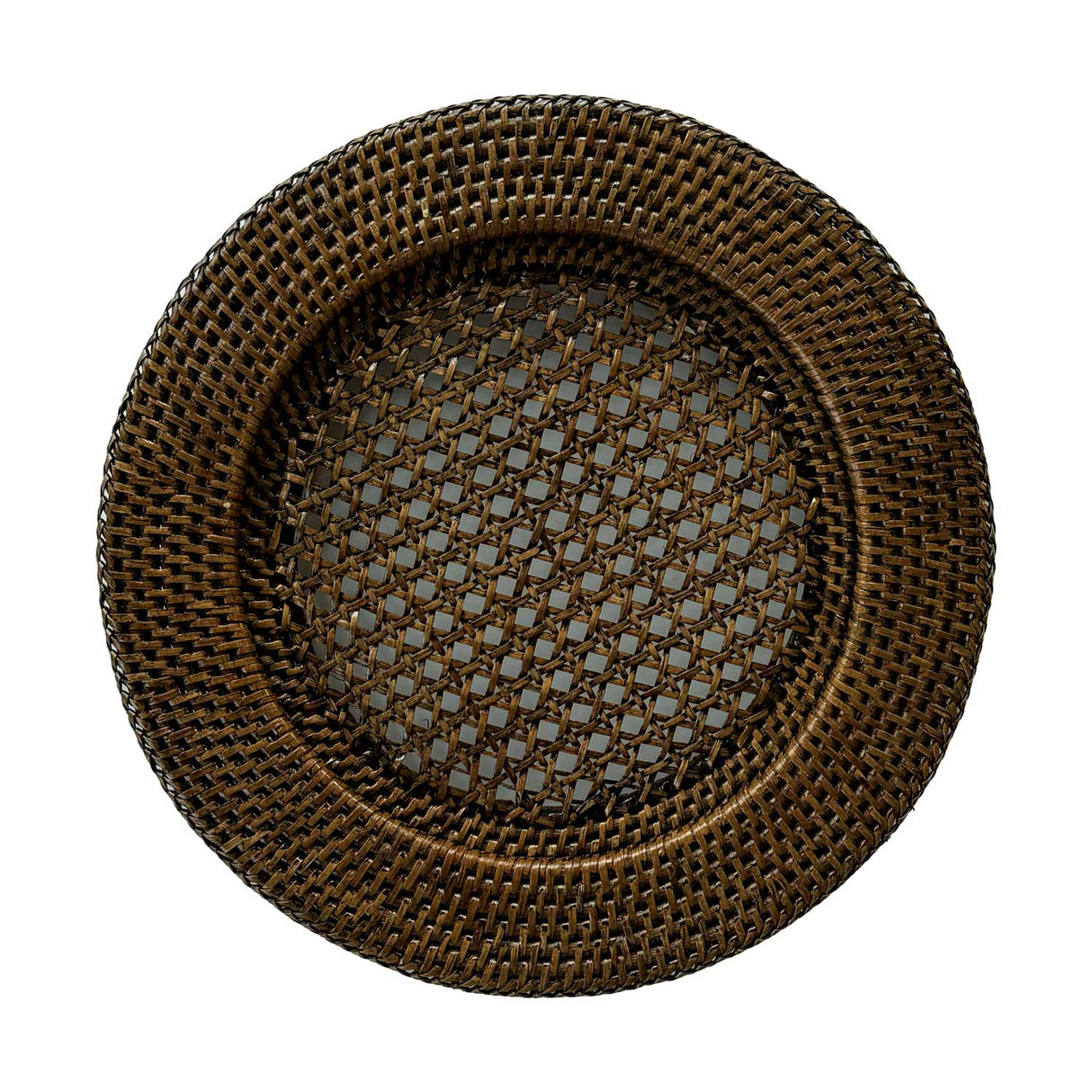 Sottopiatto Botanio La Porcellana Bianca in rattan intrecciato 32 cm
