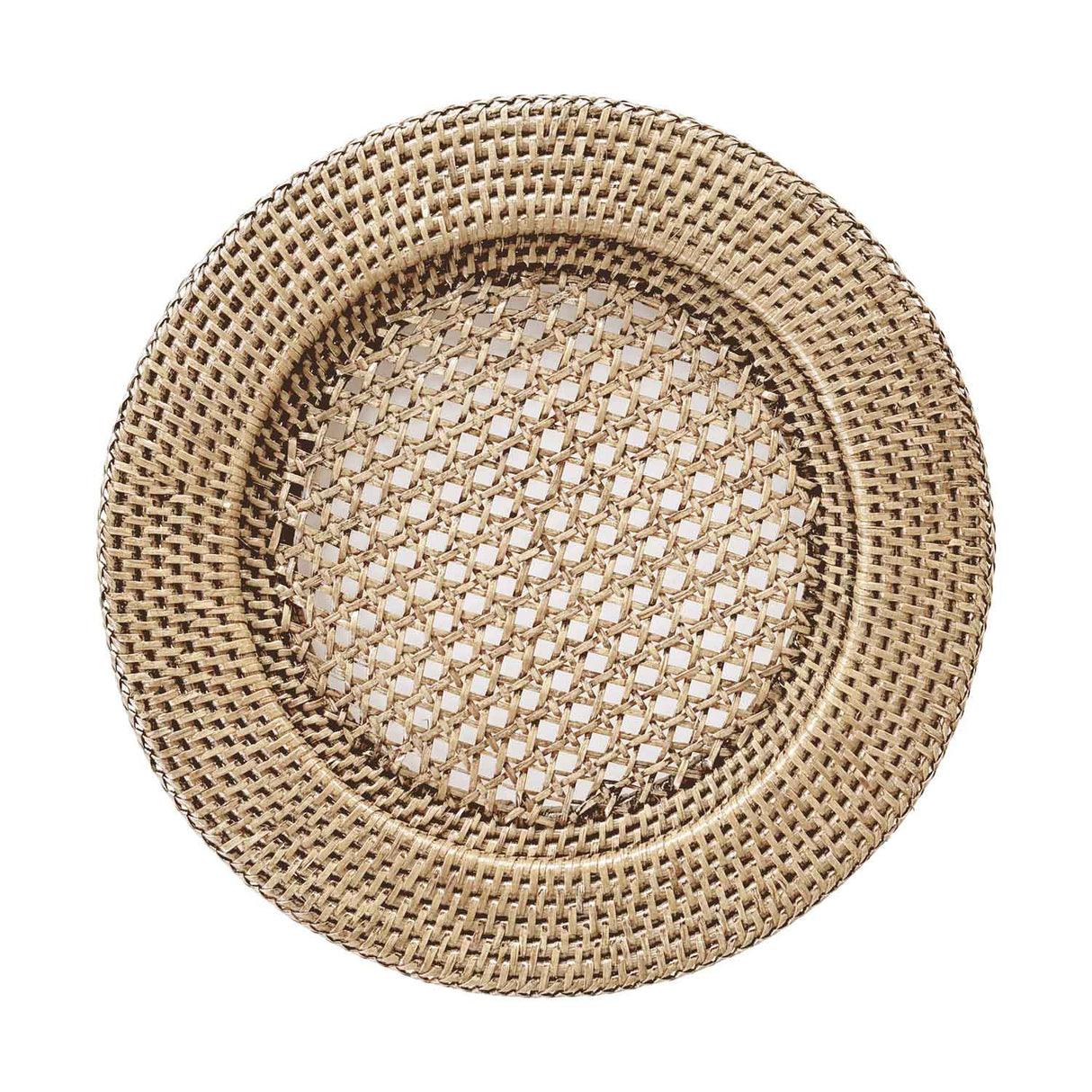Sottopiatto Botanio La Porcellana Bianca in rattan intrecciato 32 cm