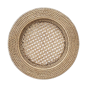 Sottopiatto Botanio La Porcellana Bianca in rattan intrecciato 32 cm