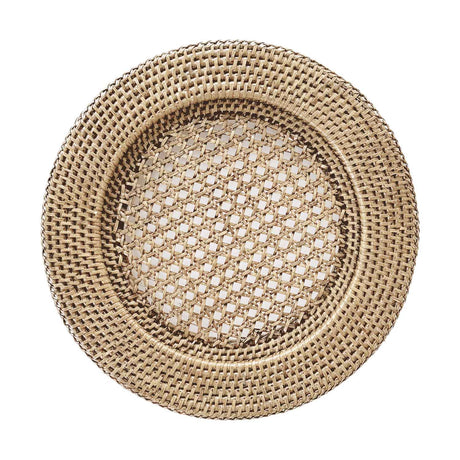 Sottopiatto Botanio La Porcellana Bianca in rattan intrecciato 32 cm