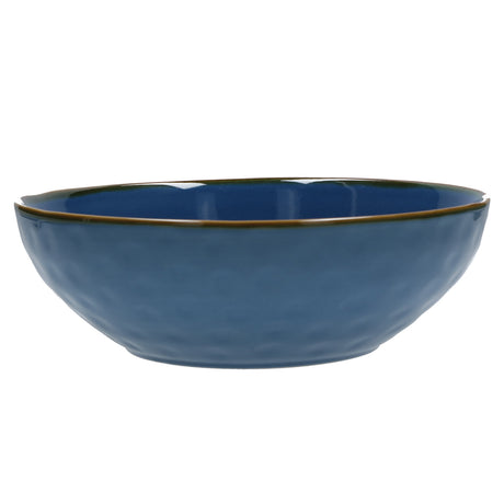 Insalatiera Concerto Rose & Tulipani in stoneware blu avio 26 cm