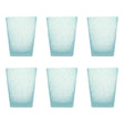 Set 6 bicchieri acqua Memento in pasta di vetro colorata 250 ml