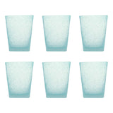 Set 6 bicchieri acqua Memento in pasta di vetro colorata 250 ml