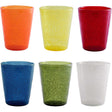 Set 6 bicchieri acqua Memento Synth in plastica colorata 330 ml