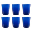 Set 6 calici acqua Memento in pasta di vetro colorata 250ml