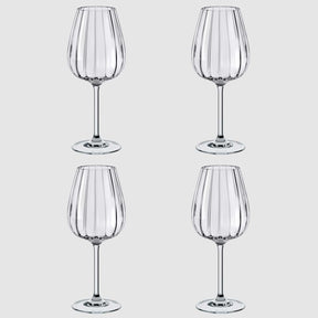 Set 4 calici vino Rose Garden Villeroy & Boch in cristallo 200 ml