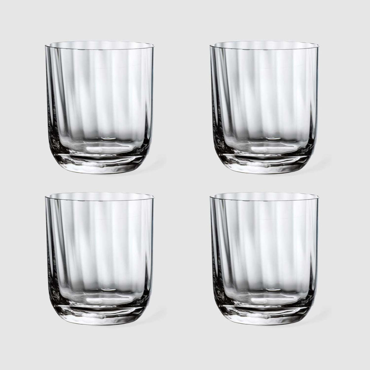 Set 4 bicchieri acqua Villeroy & Boch Rose Garden in cristallo 250ml