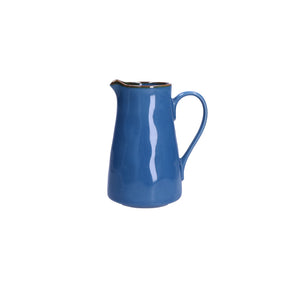 Brocca Concerto Rose & Tulipani in stoneware con bordo dorato 600ml