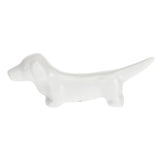 LA PORCELLANA BIANCA Fattoria Poggia Posate Cane Set 6 Pezzi 7,5cm Bianco