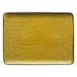 Vassoio rettangolare Rose & Tulipani in stoneware con bordo dorato 36x26 cm