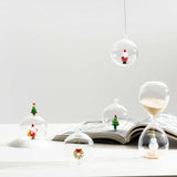 ICHENDORF Christmas Tales Pallina di Natale Ghirlanda Natalizia 8cm Vetro Borosilicato