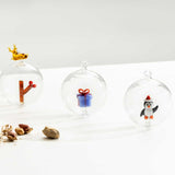ICHENDORF Christmas Tales Scatola Ghirlanda Natalizia 10x8,2cm Vetro Borosilicato