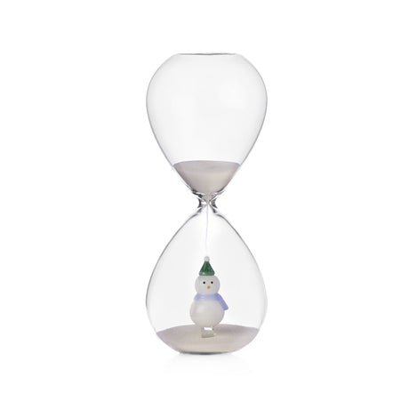 Clessidra Pupazzo di Neve Ichendorf in vetro borosilicato 20 cm