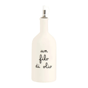 Oliera Un Filo d'Olio Simple Day in gres 600 ml con beccuccio acciaio